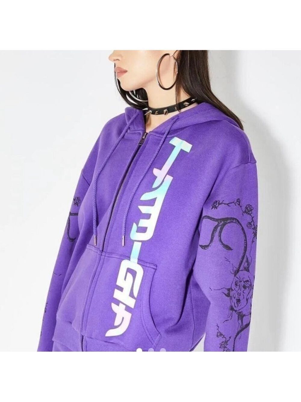 I.AM.GIA Astrea Vintage Women's Purple Hoodie
